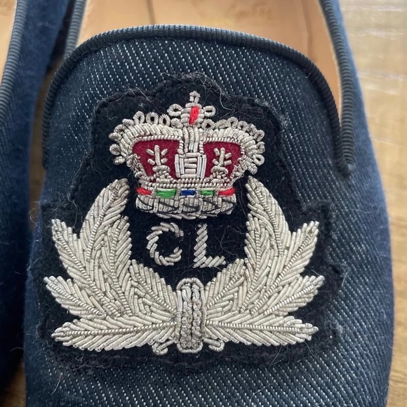 Christian Louboutin Studded Crest Espadrille Flats - Picture 3 of 5